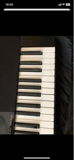 CASIOキーボードwk245 ケース付き