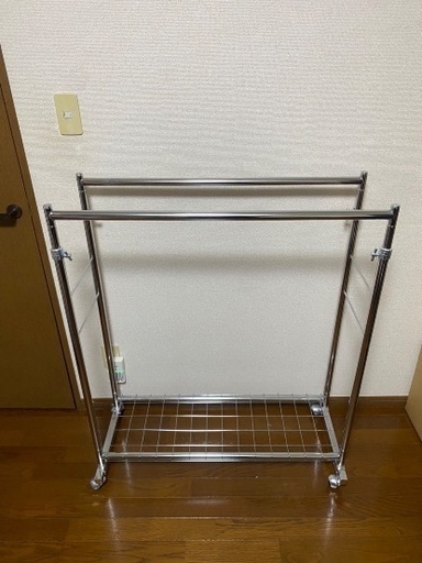 2段ハンガーラック