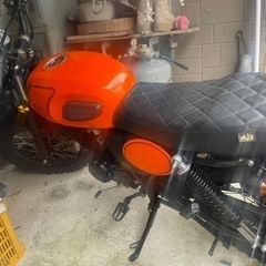 希少なオレンジAJSイギリスバイク 125CC 引き取り限定価格