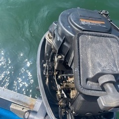 長崎発　船体動画あり、走行動画あり、エンジン絶好調セル付きヤマハ9.9馬力船体ヤマハ発動機速度13ノット）の画像
