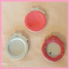 ハンドメイド　ルームネームプレート　ローズ柄３種セットの画像