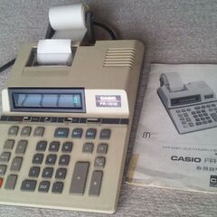 CASIO FR-1010 電子レジスター 電卓 昭和レトロ ヴ...