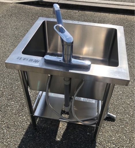 ⭐︎中古品　1槽シンク　640×600×800mm  厨房用品⭐︎