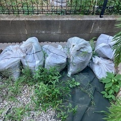 土嚢、残土、ガラ