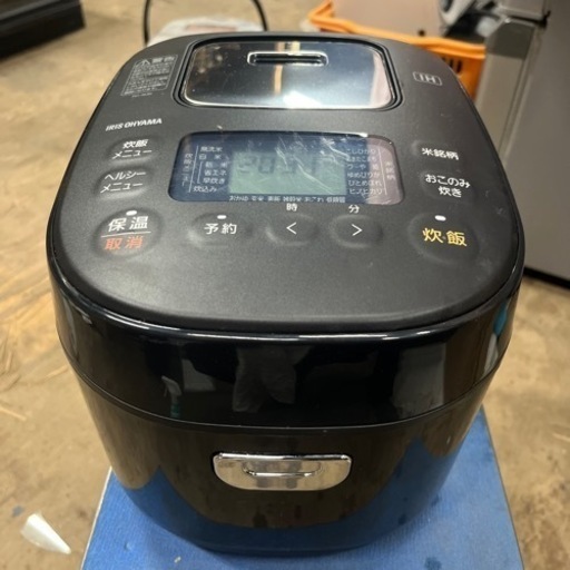 ＊【簡易清掃・通電確認済】IHジャー炊飯器0.54L　アイリスオーヤマ/IRIS OHYAMA  RC-IK30-B  2022年製