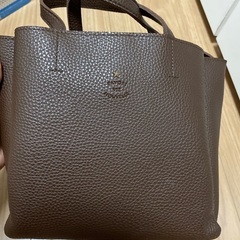 ブラウン　ハンドバッグ