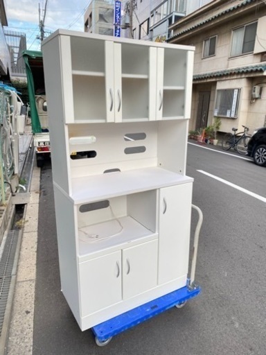 💁‍♀️☘️大阪市内配達設置無料💁‍♀️食器棚🍀
