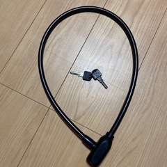 ワイヤーロック　バイク保護　値下げしましたの画像