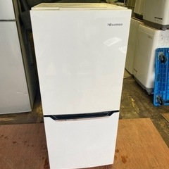 ☆地域限定配達無料★ ハイセンス冷蔵庫 ハイセンス 新生活2点セット 冷蔵庫[ファン式/162L/ブラック] 洗濯機