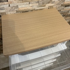 衣装ケース　4段　木目　ウッドトップの画像