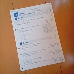 数学　プリント　解答　中学校2年生・3年生