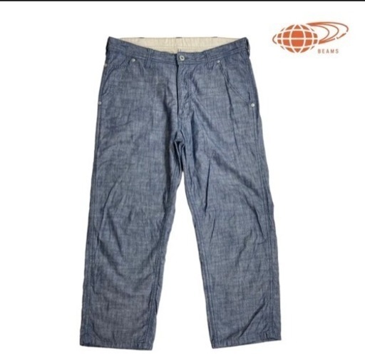 【受渡し9/10まで】新品 beams メンズ　クロップドペインターパンツ