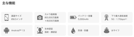 moto g53y 5G SIMフリー(ピンク)