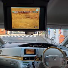 エスティマ2.4 アエラスGエディション　H19　車検6/2　108000ｋ　純正HDDナビ＆フルセグTV　フリップダウンモニター　カラーバックカメラ 　両側パワースライド　純正エアロ＆17ＡＷ　キセノン＆フォグ　7人乗りの画像