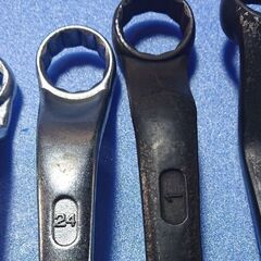 メガネレンチ(大型)7本とモンキー2本セット TONE KTC他 姫路の画像