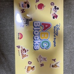 新品未開封　ディズニーABCブロック