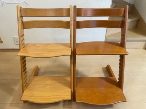 大人気ストッケ製トリップトラップ二脚セット（一脚からも購入可能です）