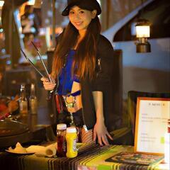 撮影イベントのモデルスタッフの画像