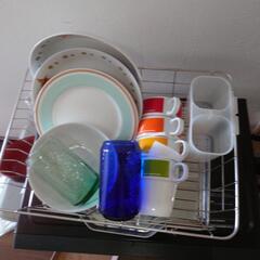 0円　水切りバットと食器セット