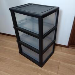 三段引出収納ケースの画像