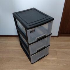 三段引出収納ケースの画像