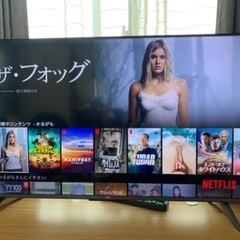 8/15まで　33,000円に値下げしました　新品同様　4Kチューナー内蔵　43インチGoogleTV TCL 43P735