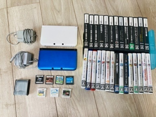 【受け渡しが決まりました】スマッシュブラザーズ、マリオ、ポケモン他　3DSソフト+3DSLL+周辺機器