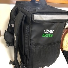 Uber eats ウーバーイーツ新品 ヘルメット配達用バックセット