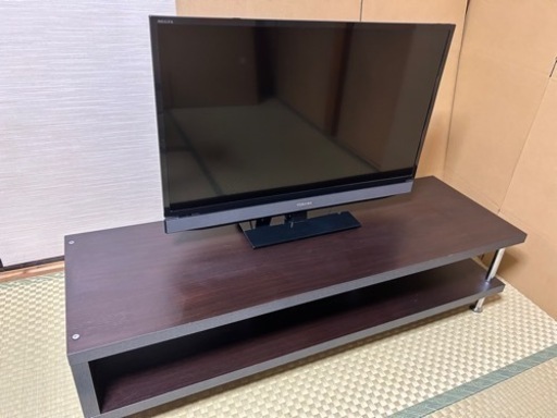 REGZA 32S5テレビ 東芝 ローボードセット(テレビ台)