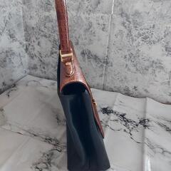 ☆美品ヴィンテージ☆ミラ・ショーンハンドバッグブラウン、ブラック系の画像