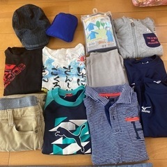★男児130⭐️  半袖　長袖　長ズボン　カッパ　帽子