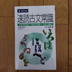 速読古文常識（Ｚ-KAI）入試頻出項目を100％カバーの画像