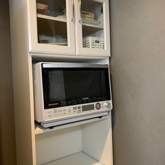 食器棚　2年使用　ホワイト