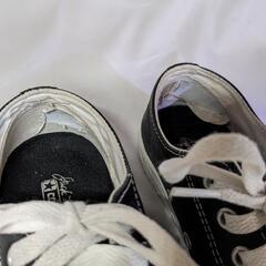 CONVERSE コンバース ブラック　レザー　ジャックパーセル　 JACK PURCELL コンバース レザー ローカット レディース スニーカー 23.5cmの画像