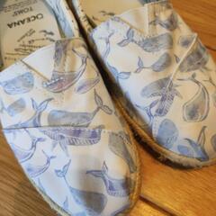 「お話中」シューズの画像