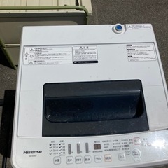 Hisense ハイセンス 全自動洗濯機 HW-E4502 洗濯容量4.5kg リサイクルショップ宮崎屋　佐土原店　23.8.13F