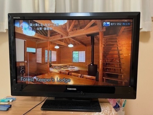 TOSHIBA REGZA 32型 リモコンあり