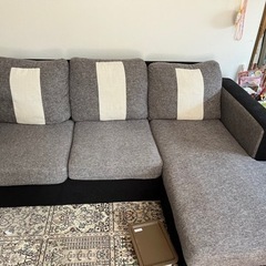3人掛けカウチソファ(最終値下げ)の画像