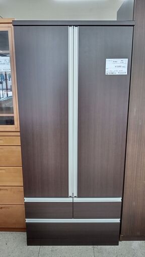 ★ジモティ割あり★ NITORI ワードローブ 焦茶 H177×D58.5×W78.5 クリーニング済み TJ1621
