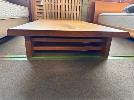 展示品　飛騨の匠工房 ローテーブル 酒卓・座卓脚　一枚板　w3-5306