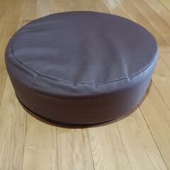 クッション　円形　50×50×15cm  極厚 マルチフロアクッション　ラウンド 厚めの画像