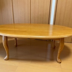 猫足がかわいい楕円形テーブル♡