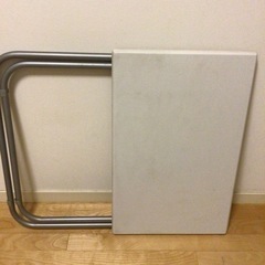 ニトリ　折りたたみテーブル　ハイテーブルの画像