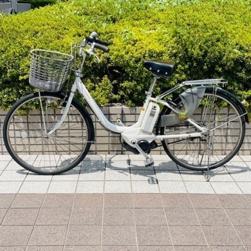 快調 ヤマハ PAS ナチュラ 前タイヤ新品 26インチ バッテリー 8.9Ah 3段 パス YAMAHA 電動自転車 中古 長生きバッテリー