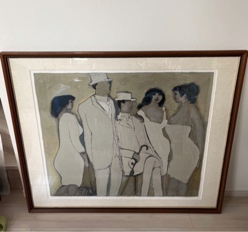 シュノイヤー 白い装いの女たち David SCHNEUER 大判 直接取引のみ 絵画 27万円で購入 リトグラフ