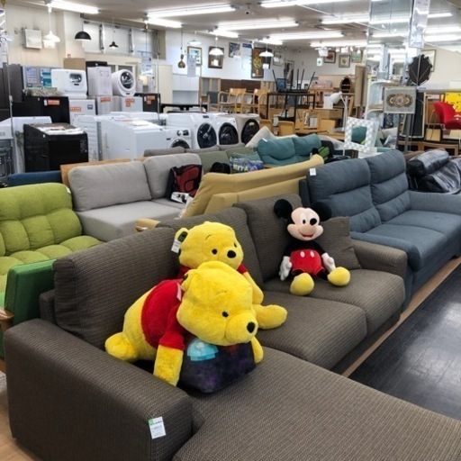 MANA CASA 3人掛けソファー グレー