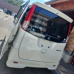 商談が成立しました🙆広島　21年式パレットXS　車検費用込み　ナビ、テレビ、ETC付き　左側パワースライドドア　社外14インチアルミ　タイヤ7分山　内装、外装　綺麗です🙆の画像