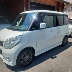 商談が成立しました🙆広島　21年式パレットXS　車検費用込み　ナビ、テレビ、ETC付き　左側パワースライドドア　社外14インチアルミ　タイヤ7分山　内装、外装　綺麗です🙆の画像