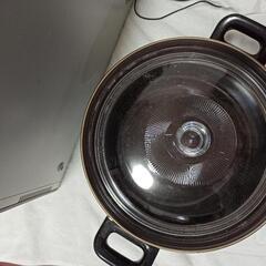 蓋付きホーロー鍋ガス火専用の画像