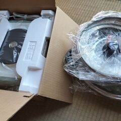 未使用／電気調理鍋／電気調理器／電磁調理器／浅鍋／ホットプレート...
